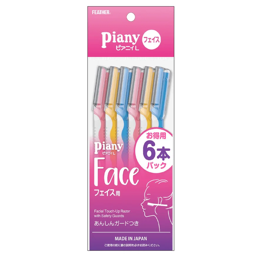 Feather Piany L Face Razor 6P (126733)