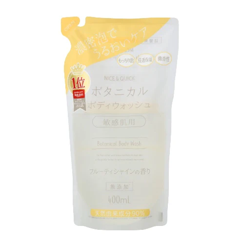 Nice & Quick Botanical Body Wash Ref/Fruity 400Ml (128348)