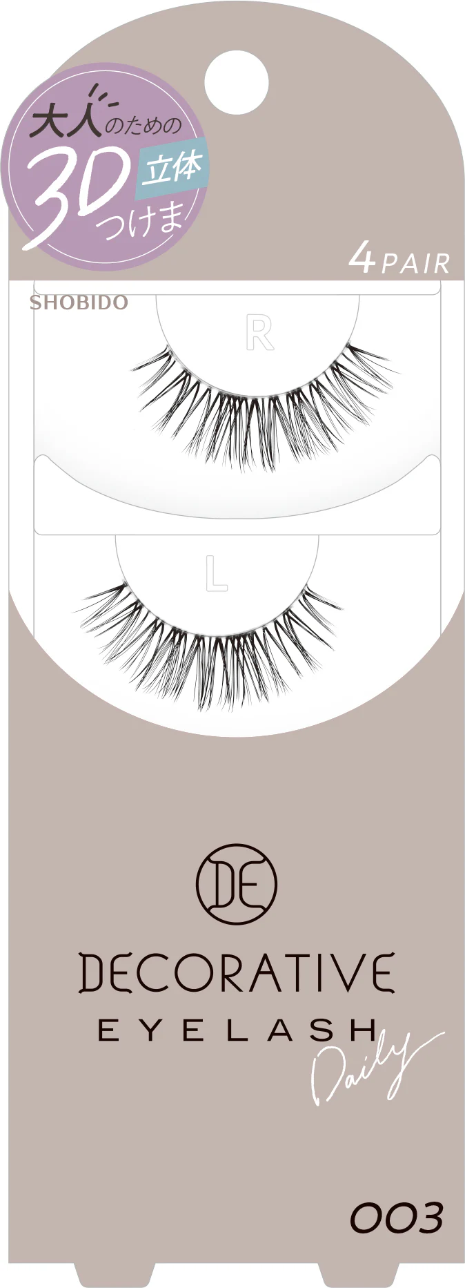 Shobido Deco Eyelash 003 4P (128367)