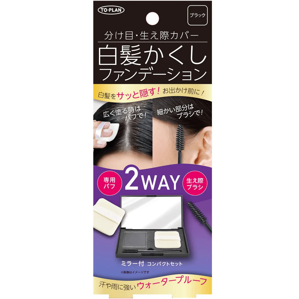Toplan Gray Hair Cover Black (129523)