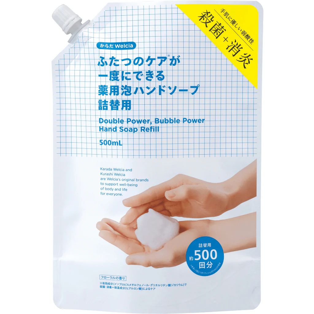 WELCIA Foam Hand Wash Refill 500mL (129394)